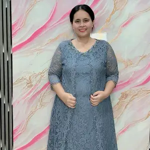 DRESS LAYER V WANITA VIRALL /DRESS PESTA /DRESS BRUKAT/DRESS VIRALL party