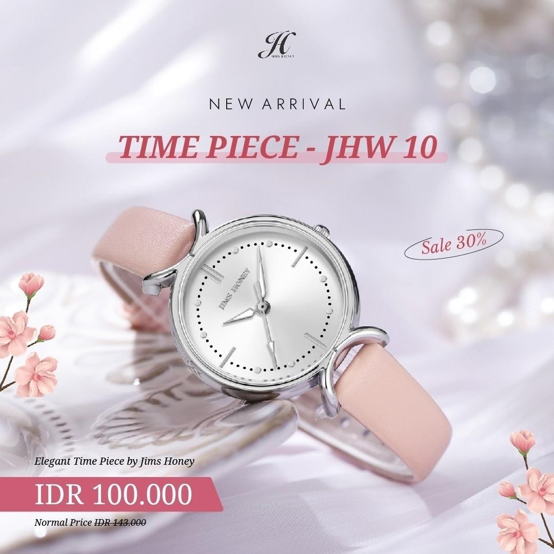JIMS HONEY JAM TANGAN WANITA JHW 10 (FREE BOX + BATERAI)