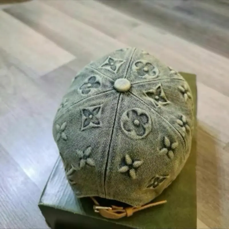 Mũ Lưỡi Chai Jean Bò Hoạ Tiết 1