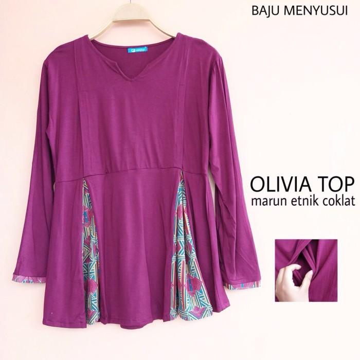 MAMIGAYA Olivia Top Atasan Menyusui Baju ASI 0