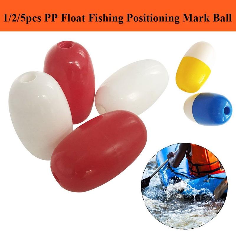 1/2/5pcs Random Color Anchor Rope Parts Accessories Mark Ball Fishing Positioning Ball Floating Markers PP Float Balls 0