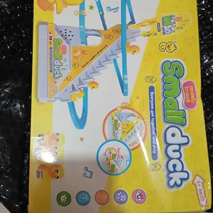 M196 Mainan Small Duck Train Track Kereta Bebek Tangga Seluncur Musik