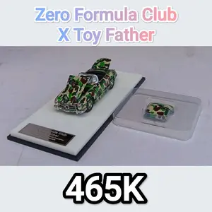 Diecast Mini Scale 64 Zero Formula Club 1957 Mercedes Benz 300SL Roadster Limited Edition