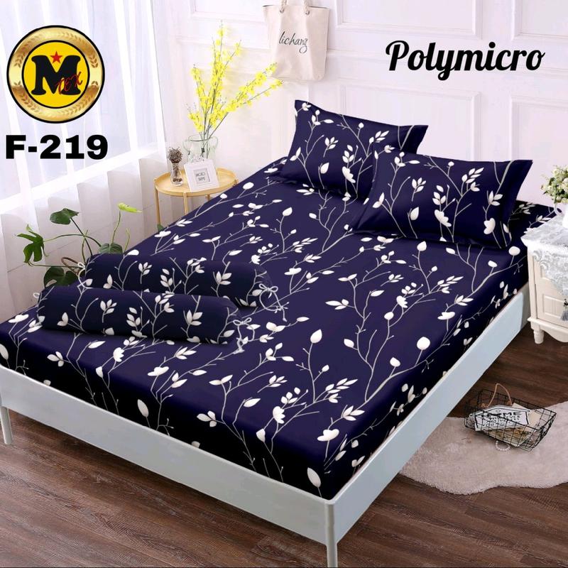 SEPREI MOTIF BUNGA AESTHETIC 180*200 160*200 JUMBO FREE 2 SARUNG BANTAL 1 GULING Springbed 4
