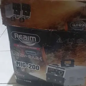 REAIM Mesin Las MIG-200 2 IN 1 (MMA+MIG) Inverter | Travo Las Listrik Tanpa Gas (Daya 120A & Input 220V, Cocok Las Besi/Baja/Alumunium)Solder Listrik Set Lengkap/Laser Welding/Alat Las Listrik Canggih