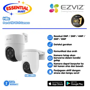 CCTV EZVIZ H8C 2MP / 3MP / 4MP / 5MP / 8MP Smart Home IP Cam Outdoor