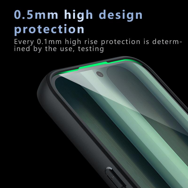 Nothing Phone 2a 2aPLUS Phone Casing matte skin feels four corners of the anti-fall airbag are transparent Black softcase back shell case  does not yellow Protection Cover Protective Cellphone Phonecase Smartphone Protector 5