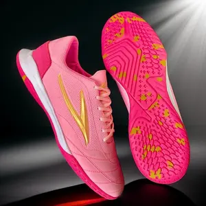Zevma Sepatu Futsal Panthera Pro - 2 Soft Pink Gold IC