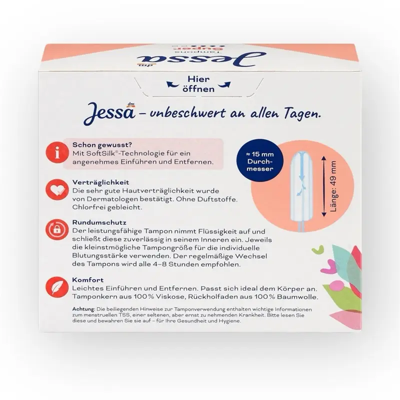 JESSA TAMPONS SUPER - BOX - Original from Germany 2
