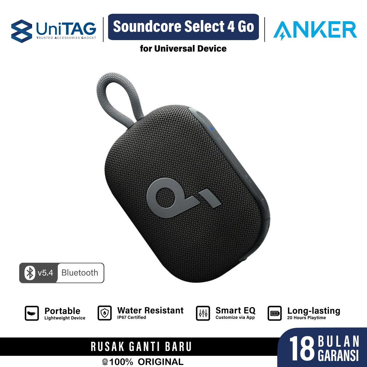 Anker Speaker Soundcore Select 4 Go - Yellow A31X1171