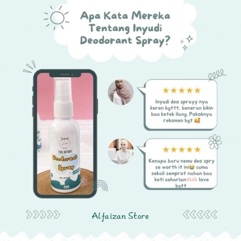 ￼[Isi 3 Botol] Inyudi Deodorant Spray Original Penghilang Bau Badan Pemutih Ketiak Deospray 2