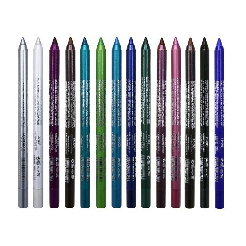 Product Introduction of 14 color color eyeliner gel pen Pearl eye shadow pen waterproof and non smudging 12