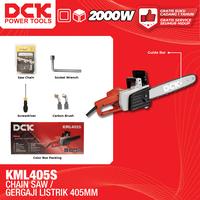 Gambar DCK Chain Saw / Mesin Gergaji Listrik 405mm / Mesin Gergaji Rantai / Gergaji Rante 2000 Watt KML405S dari DCK Power Tools Indonesia Kota Administrasi Jakarta Barat 1 Tokopedia