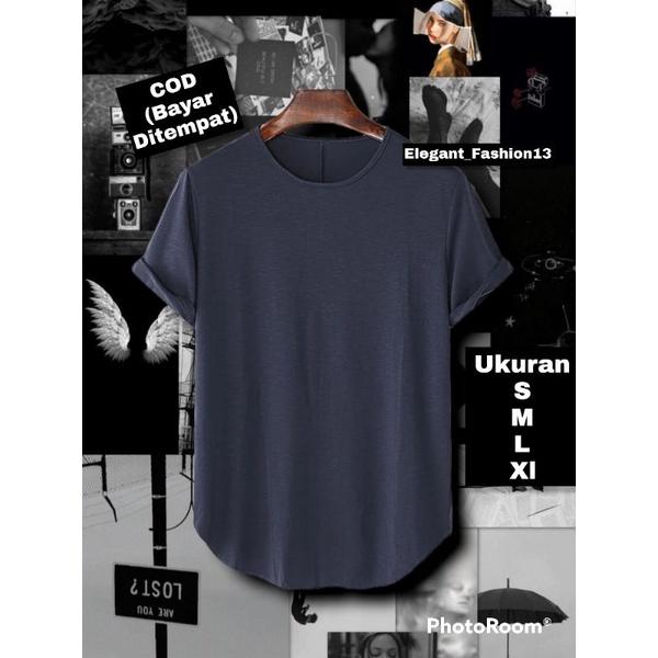 Kaos Semi Oval Lengan Pendek / Kaos Lengan Pendek / Kaos Longline / Baju / Kaos Distro Original / Kaos Premium kombad 2