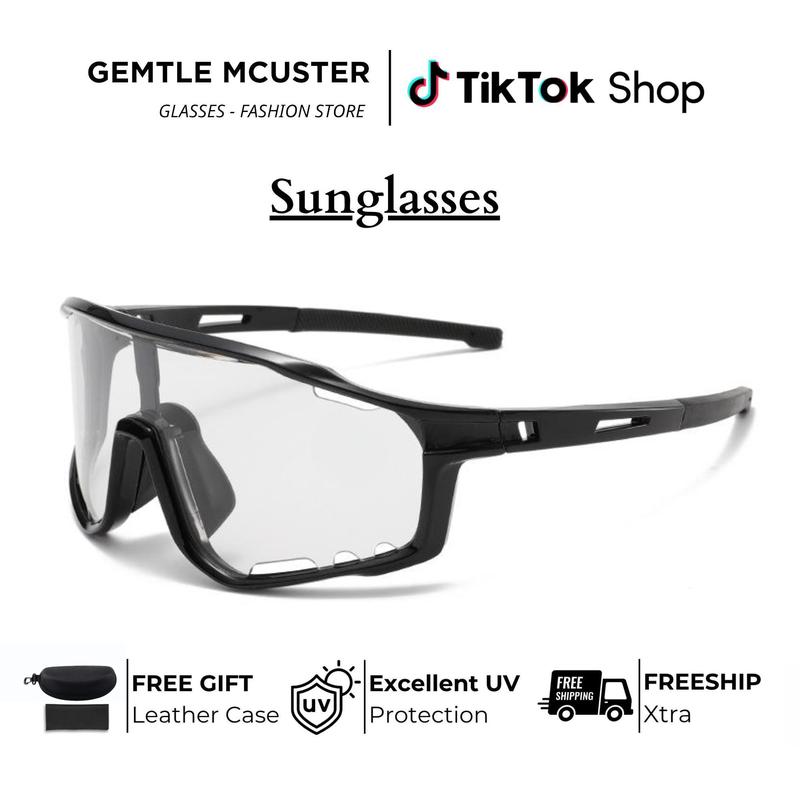 Kính Râm Đạp Xe Thể Thao Kính Thời Trang Ngoài Trời Gọng Lớn Chống Gió Thích Hợp Cho Leo Núi Hàng Mới Về 0117