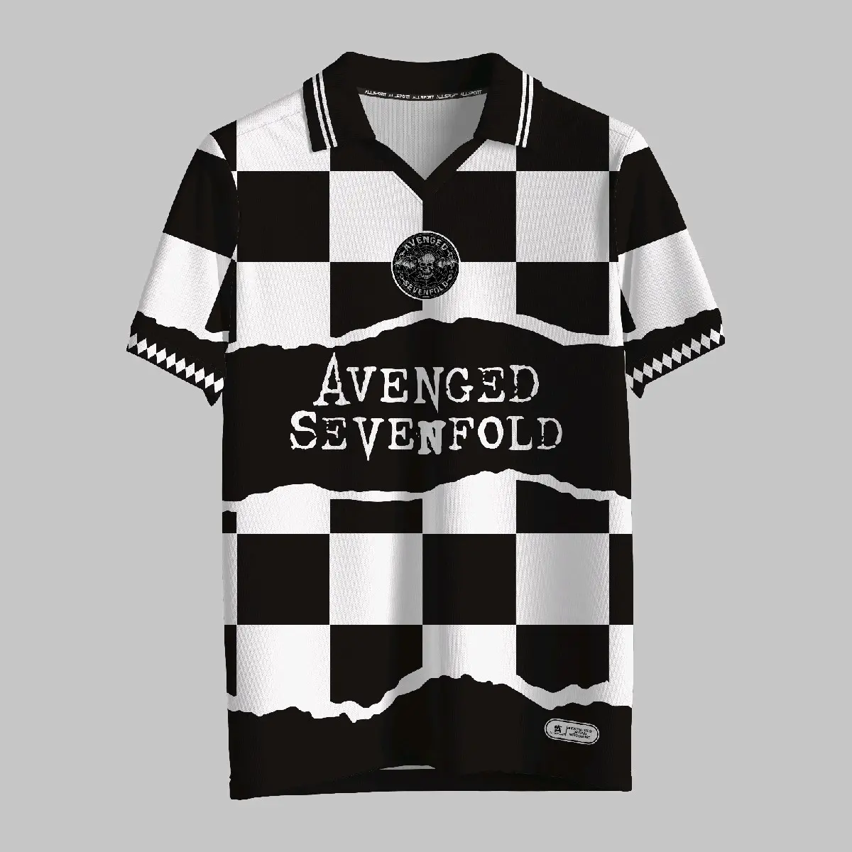 BAJU JERSEY AVENGED SEVENFOLD NEW // KAOS BAND A7X VINTAGE TERBARU //  FULLPRINT  FREE NAMA DAN NOMER