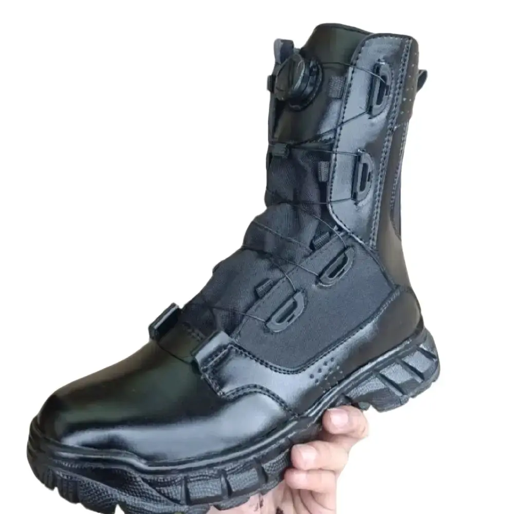 SEPATU PDL JATAH TNI POLRI MODEL TALI PUTAR GEN 2 - A18 Boots