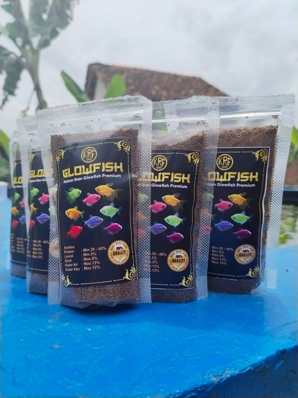 KRF Pakan Pelet Ikan Hias GW-100 Premium Pouch