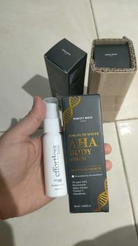Product Review of [10X AHA] PERFECT WHITE Advanced AHA Body Serum 50ml Whitening Booster with 10X AHA Niacinamide, Alpha Arbutin, Glutathione, Vitamin C | Booster Lotion Acid Perawatan Pencerah Mencerahkan Memutihkan Tubuh Kusam Belang Noda Hitam Glycolic Acid from N**t 2