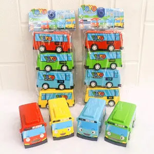Mainan Anak Mobil Bus Toya Isi 4 Pcs Pullback Mainan Mobilan Bus Anak Laki Laki
