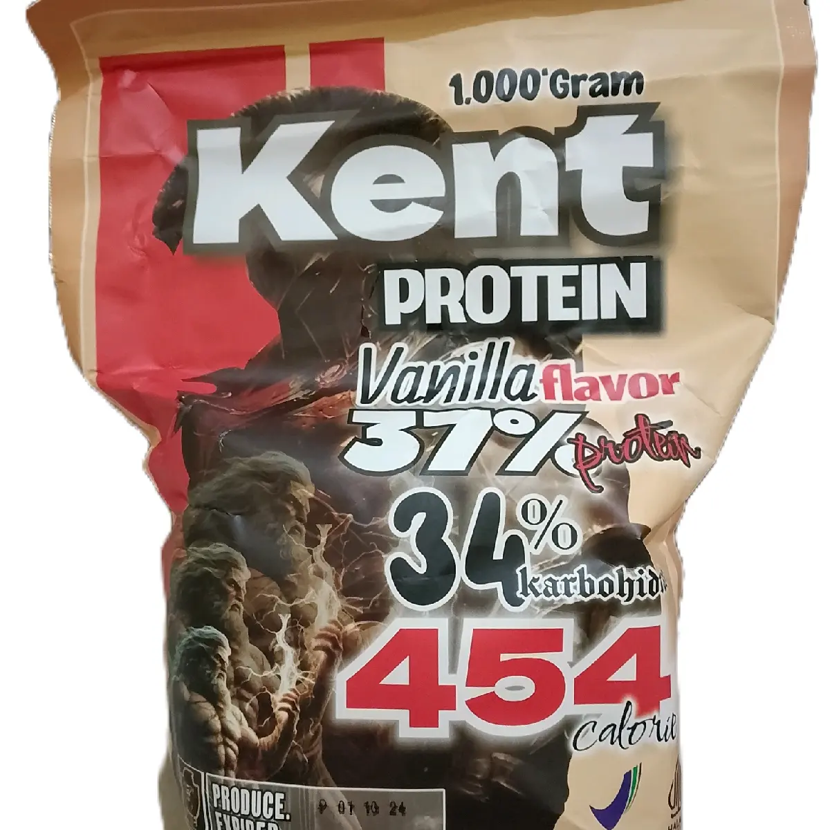 Kent Protein Susu Bubuk Kedelai Rasa Vanilla Kemasan 1000 Gr Vanila