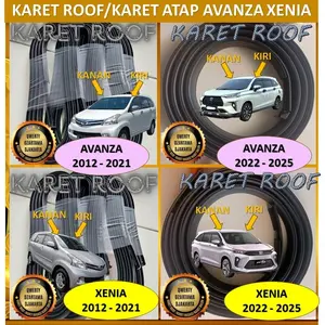 KARET ATAP / KARET ROOF /  LIST MOULDING MOBIL AVANZA XENIA THN  2012-2021 ORIGINAL & 2022-2025 ORIGINAL