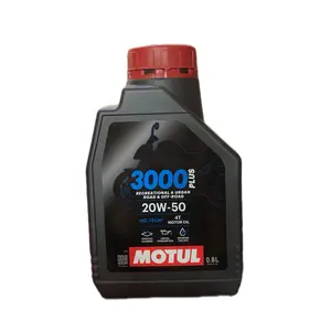 MOTUL 3000 PLUS 20W-50 Oli Mesin 4T HC-TECH untuk Jalan Raya & Off-Road Kapasitas 0.8L