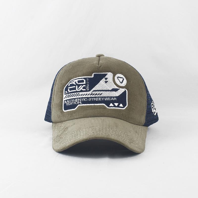 Topi Trucker Corduroy Rock Cyber - RCO23 1