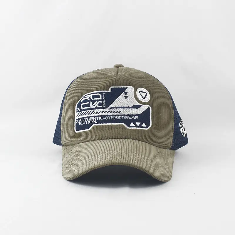 Topi Trucker Corduroy Rock Cyber - RCO23 1