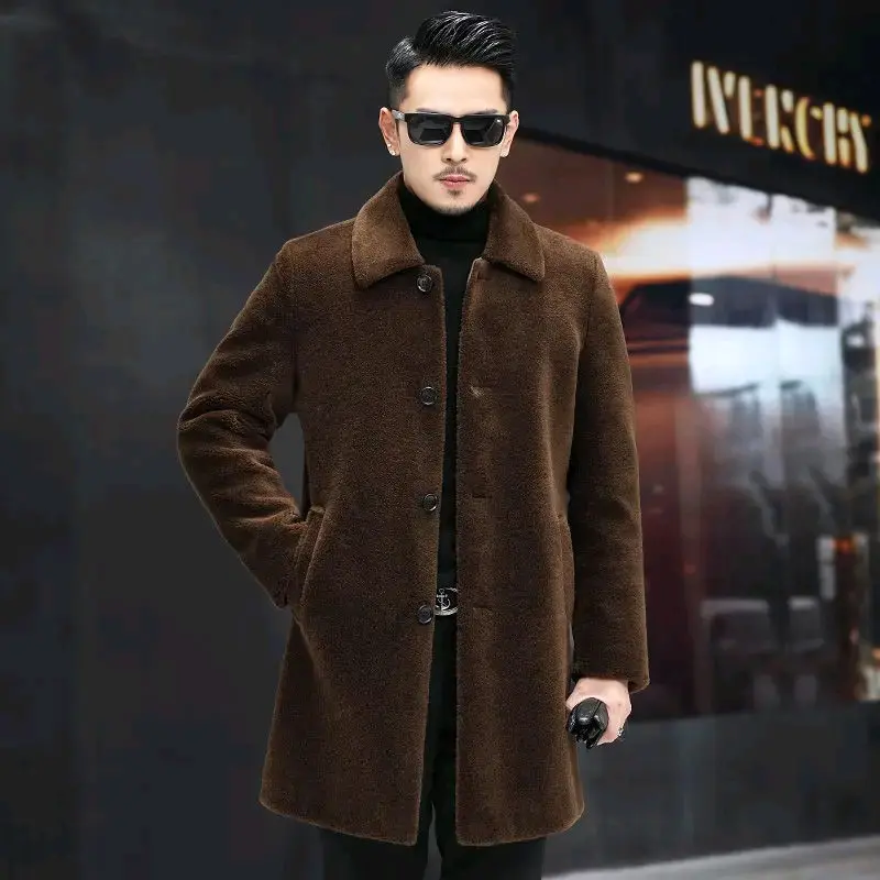 Jas Long Coat Pria Jas Blazer Bulu Pria Jas Panjang Pria keren Hitam Jaket Formal Casual Distro Cardigan Cowok Kerah Outer Kerja Kantor Wisuda jaket  basis  stm  cowok