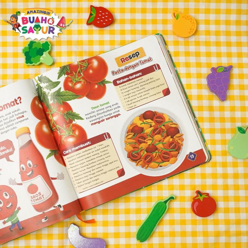 Product Introduction of Buku Anak - Buah dan Sayur - Amazing!!! Buah & Sayur - Buku Ensiklopedia Anak Usia 5+ - Visi Mandiri - Hardcover Books 22