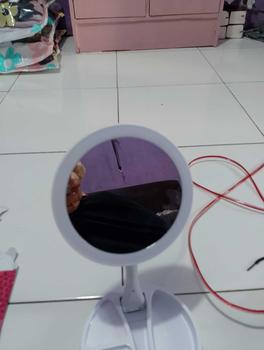 Product Review of Cermin Bulat Lipat Kaca Rias LED 2 Sisi Ganda Putar USB Cas from Y**i R**e 0