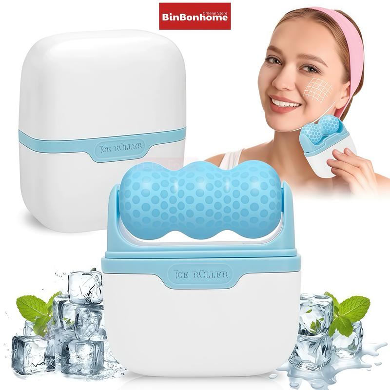 Con Lăn Massage Đá Lạnh 2 Trong 1 Hỗ Trợ Chăm Sóc Da Giảm Lão Hoá Thư Giãn Da Mặt Dụng Cụ Chăm Sóc Da