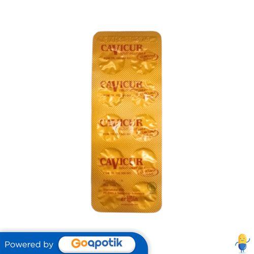 Gambar CAVICUR STRIP ISI 10 TABLET dari Apotek Anda Medan by GoApotik Kota Medan Tokopedia