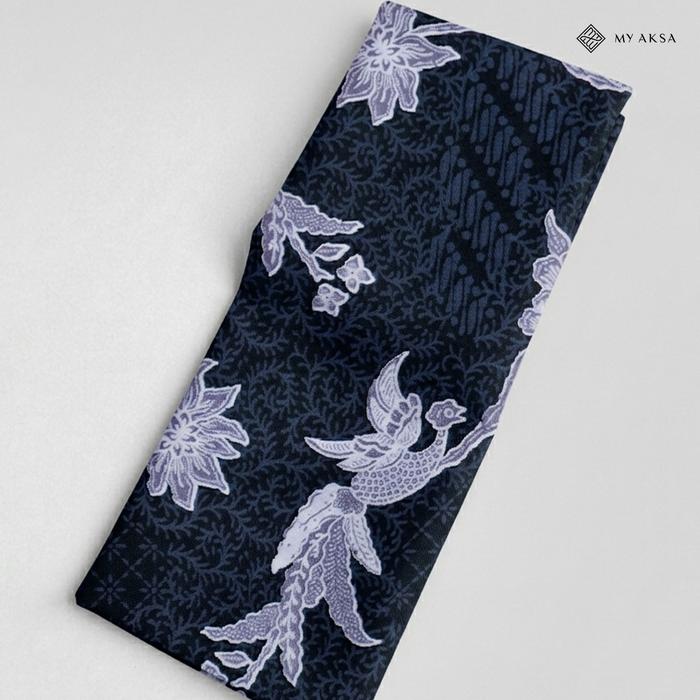 Gambar My Aksa Kain Batik Print Jeda Jenak Black - 1M dari My Aksa Fit Everywhere Kab. Sukoharjo Tokopedia