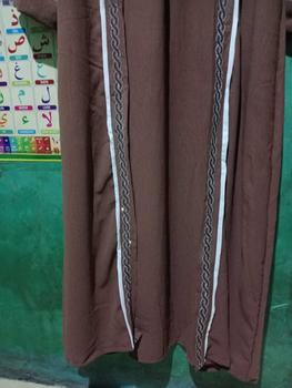 Product Review of Gamis Abaya rompi cringkle airflow by dereza style Dress Wanita Muslim Arab Variasi Crinkle from s**g 0