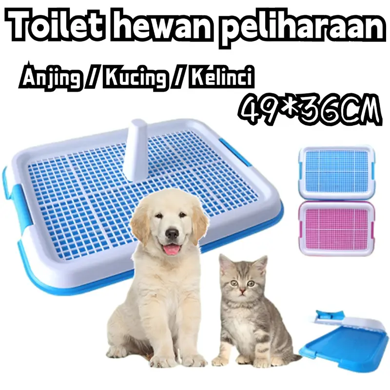 Dog Toilet Anjing Toilet Tempat Pipis Anjing Hewan Poop Training Pad Tray 49*36cm 1