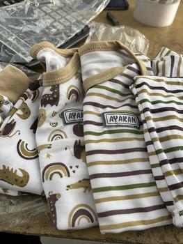 Product Review of AYAKAN BABY - 3 PCS Jumper Bayi Bodysuit Motif Full Sablon Jumper Bayi Newborn Baju Kodok Bayi Girls Katun from T**a 0