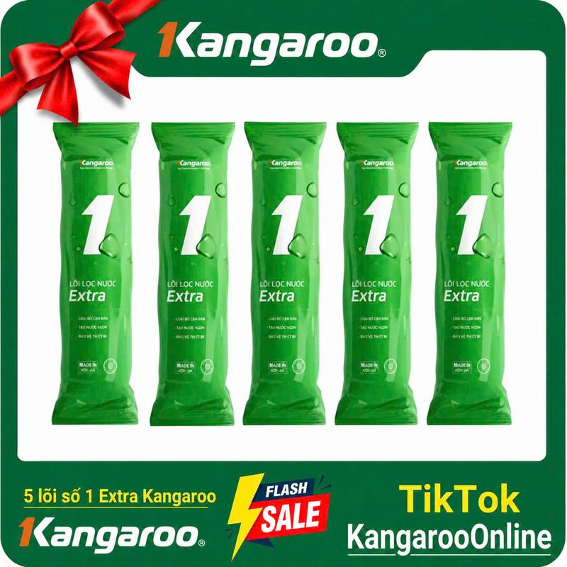 Combo 5 lõi lọc số 1 Kangaroo extra , hiệu suất lọc cao.
