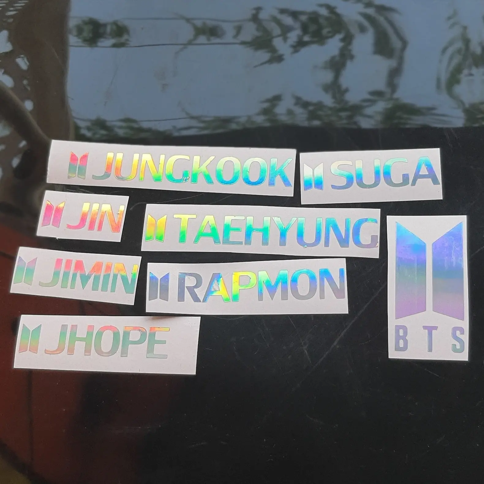 STIKER HOLOGRAM BANGTAN BOYS / STICKER HOLOGRAM BANGTAN BOYS KPOP