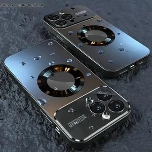 Funda magnética para carga inalámbrica, cubierta protectora antigolpes, accesorios para teléfonos compatible con iPhone 15 14 13 12 11 Pro Max Plus, Casing, Regalos para niña