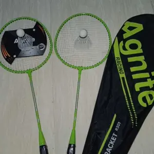 Agnite Raket Bulutangkis / Iron-Detached Badminton Racket Isi 2 Gratis Tas dan kok ER301 raket badminton