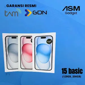 (805 x ASM) iPhone 15 128 & 256gb Garansi Resmi TAM/GDN 1Th
