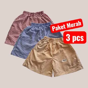 Paket 3 pcs Celana Boxer Pants Pria Wanita Random | Celana Pendek Pria Wanita