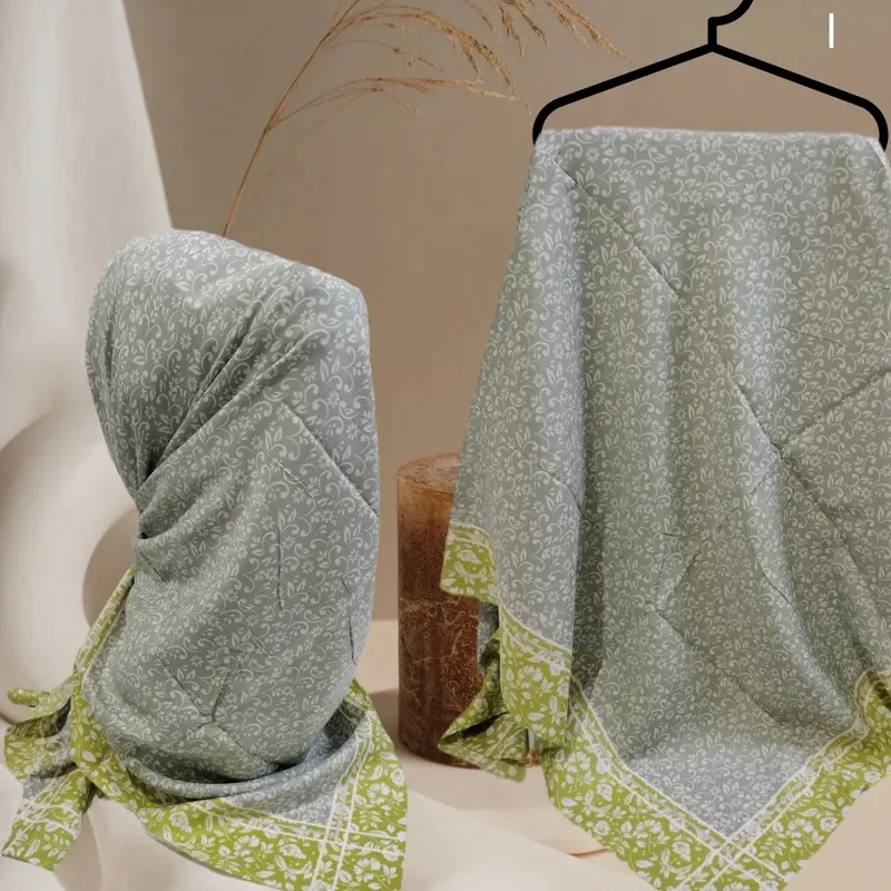 Segiempat voal motif , hijab voal premium 6