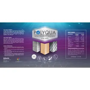 Cat Kayu dan Besi Odorless Polyqua 0,8 L