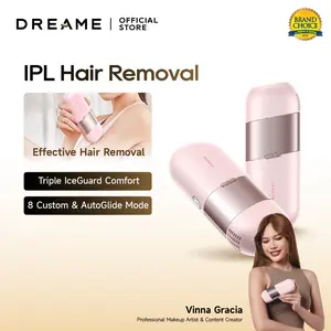 Dreame IPL Hair Remover Device | Ice-Cooling Technology | Auto-Glide Mode | 8 Modes | 93% Effective Hair Removal