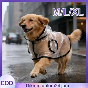 Jas Hujan Anjing Penggunaan Di Luar Ruangan Jas Hujan Kucing Lembut Dan Nyaman Mantel Kucing Perlengkapan Hewan Peliharaan