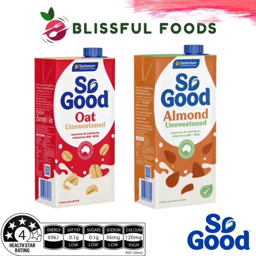 So Good Almond Unsweetened / Oatmilk Unsweetened 1L