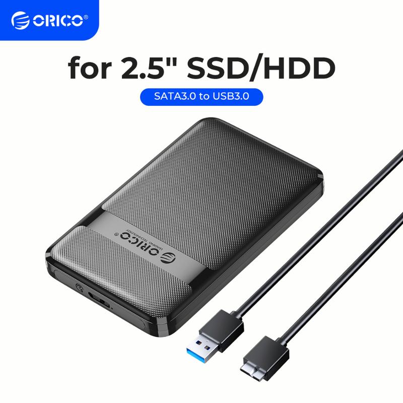ORICO Hộp đựng ổ cứng 2,5 inch SATA sang USB3.0 Type-C HDD 6Gbps USB-C Vỏ ổ cứng SATA, Bảo hành 12 tháng(2577U3-V1)